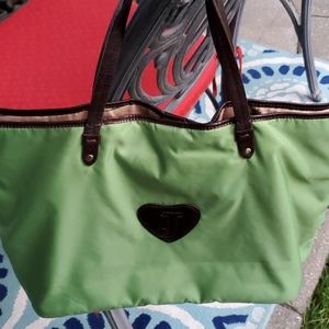 A green juicy couture tote/ purse